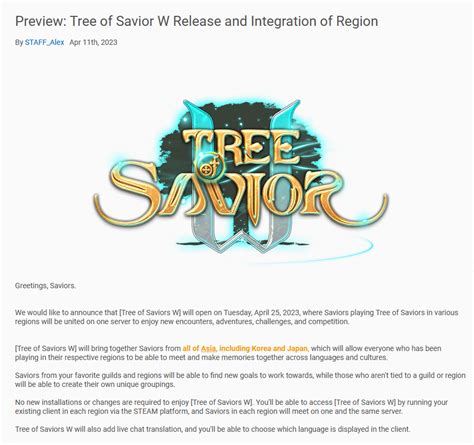 tree of savior private server reddit|Melia is in development again! : r/treeofsavior .